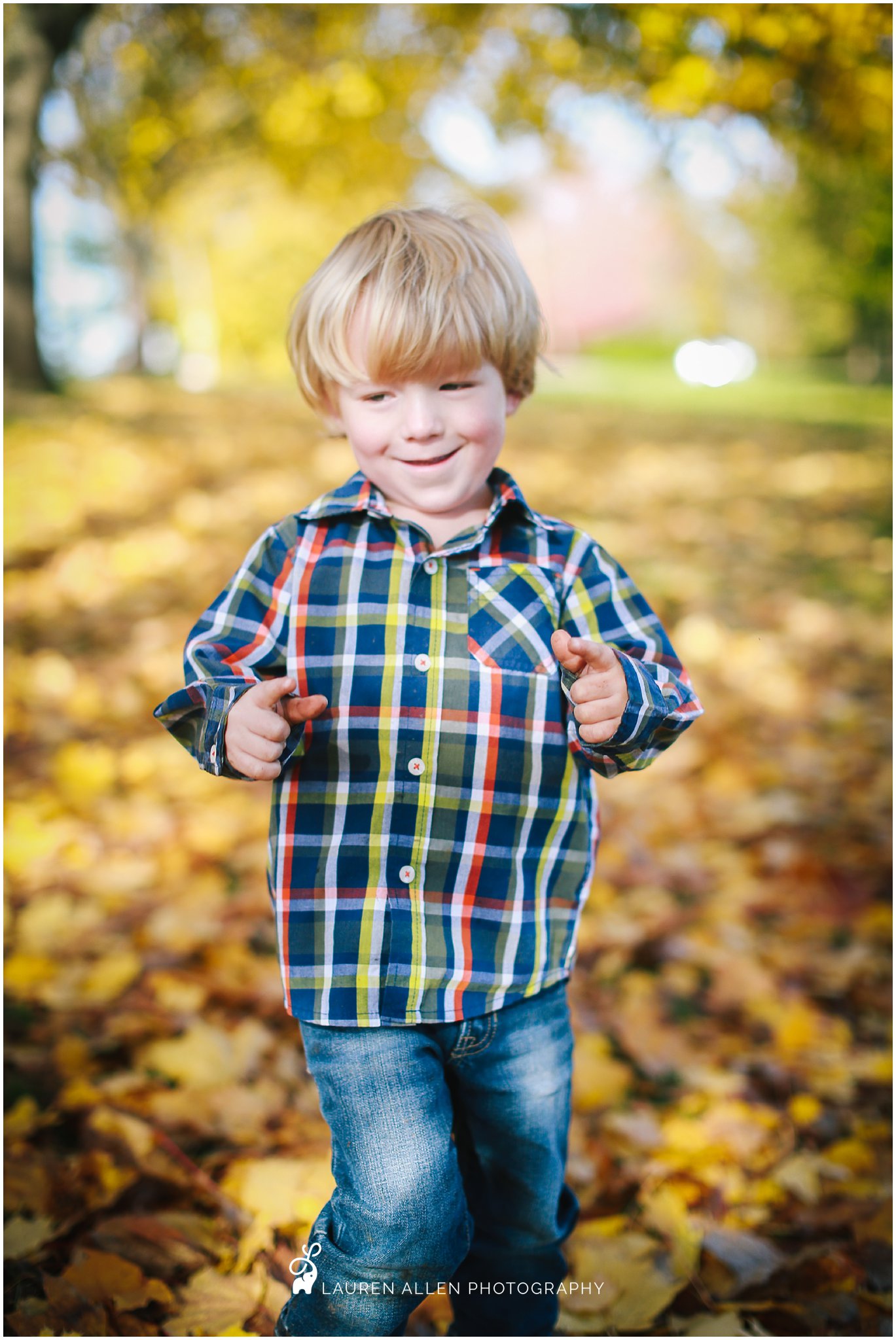 2016,3 year old,Boy,Brady,Fall,Family,Lauren Allen Photography,Mom,Oregon,Portland,Rara,Tree,candid,carefree,child,child photographer,childhood,grandma,kid,laugh,leaves,me,natural light,october,outdoors,outside,plaid,playing,preschooler,yellow,