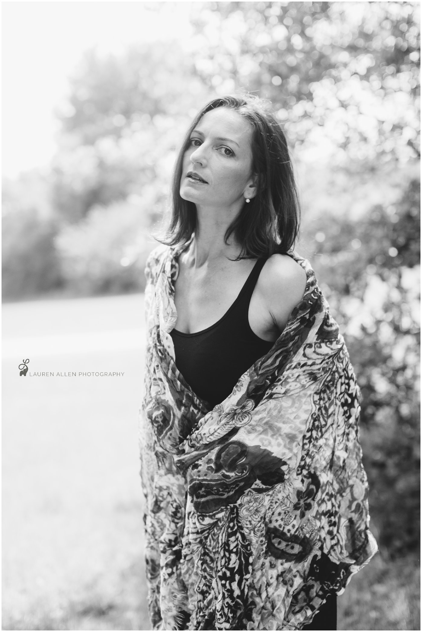 Daria,Head shot,Katy,Ratliff,Texas,afternoon,beauty,dress,lady,lauren allen photography,natural night,outdoors,outside,portrait,scarf,shade,skirt,travel,woman,